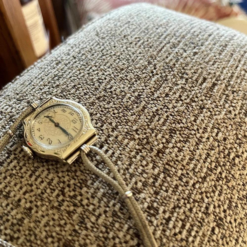 Art deco style Elgin antique vintage watch - Picture 2 of 9